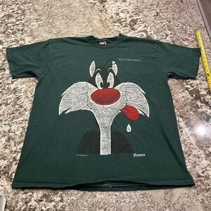 vintage 1990s Looney Tunes Sylvester T-shirt‎ by  Size XL